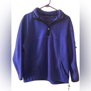 Prospirit Men's Royal Blue Zip-Up Sweater